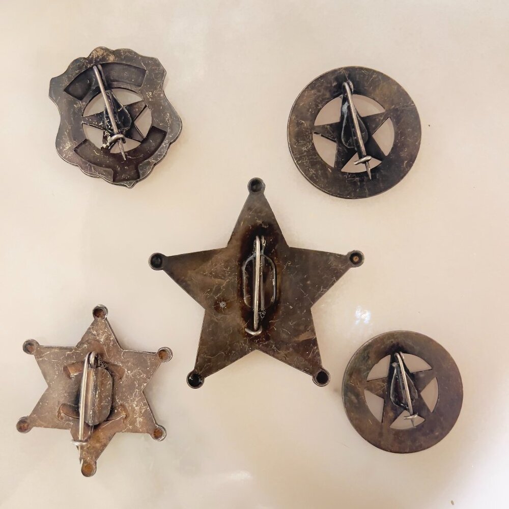 Set of 5 Marshal and Prison Guard Badges - Picture 6 of 6